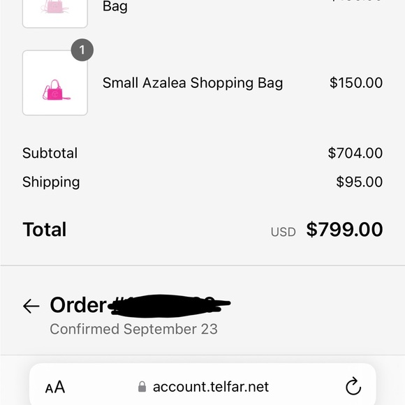 SMALL AZALEA TELFAR BAG - Picture 5 of 5